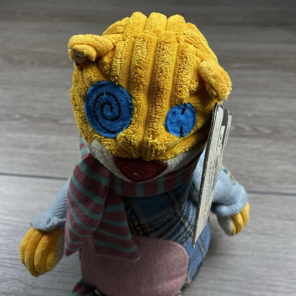 Les Deglingos Ronronos‎ The Cat Patchwork Stuffed Animal 10.5